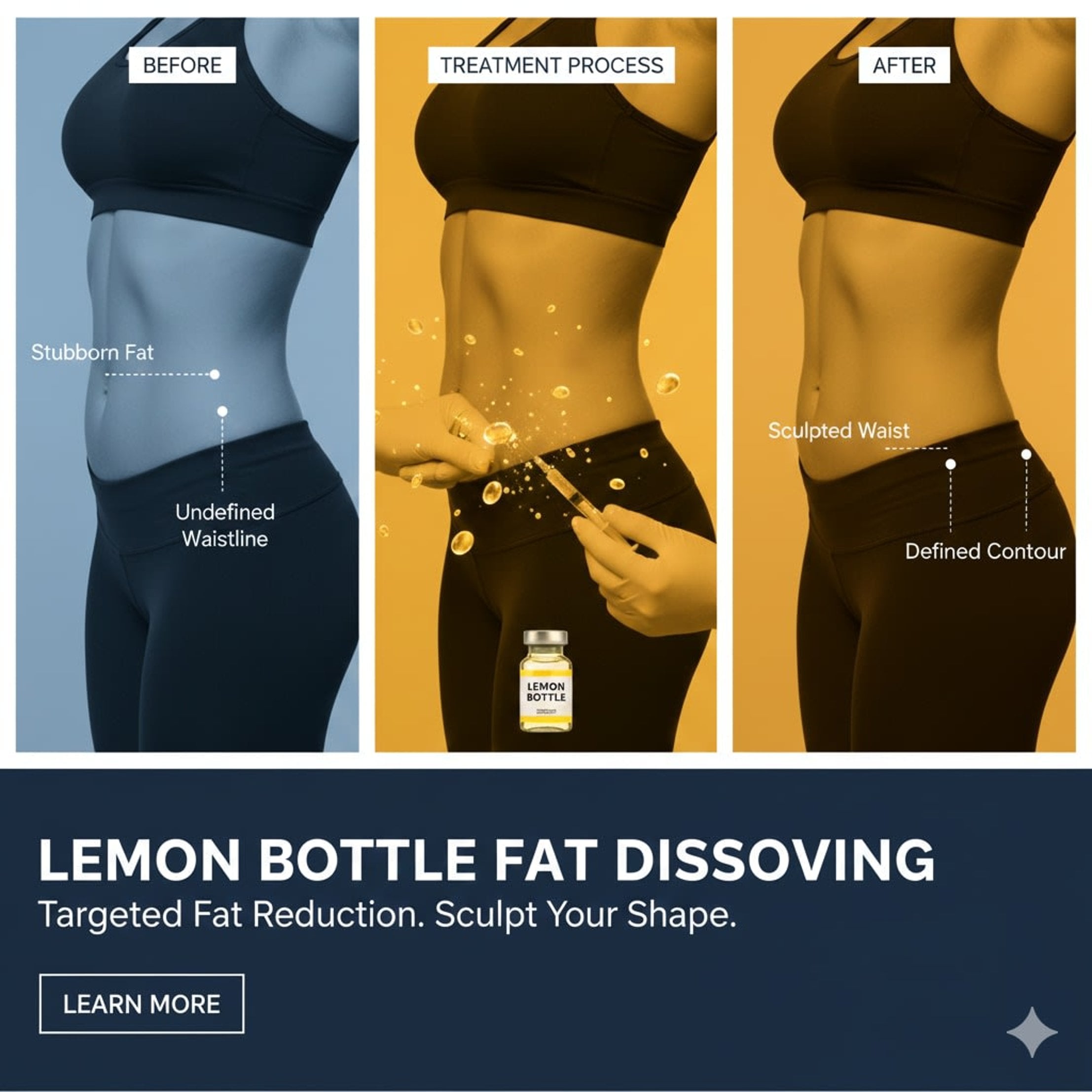 Lemon Bottle Bucuresti – produs promovat pentru remodelare locala, evaluat medical inainte de utilizare