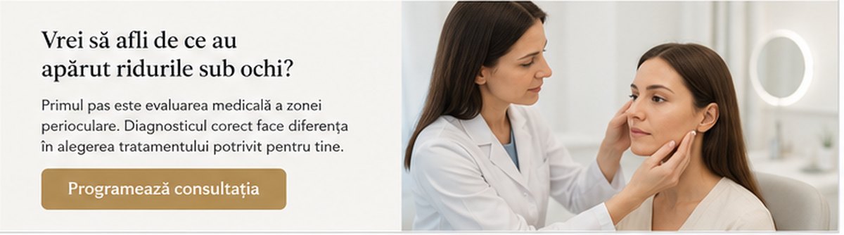 Riduri sub ochi evaluare medicala si consultatie la Top Skin Bucuresti