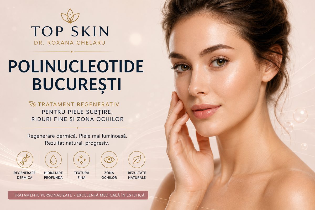 Polinucleotide Bucuresti la Top Skin pentru piele subtire, riduri fine si zona ochilor