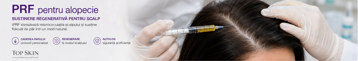PRF pentru alopecie si caderea parului la Top Skin Bucuresti