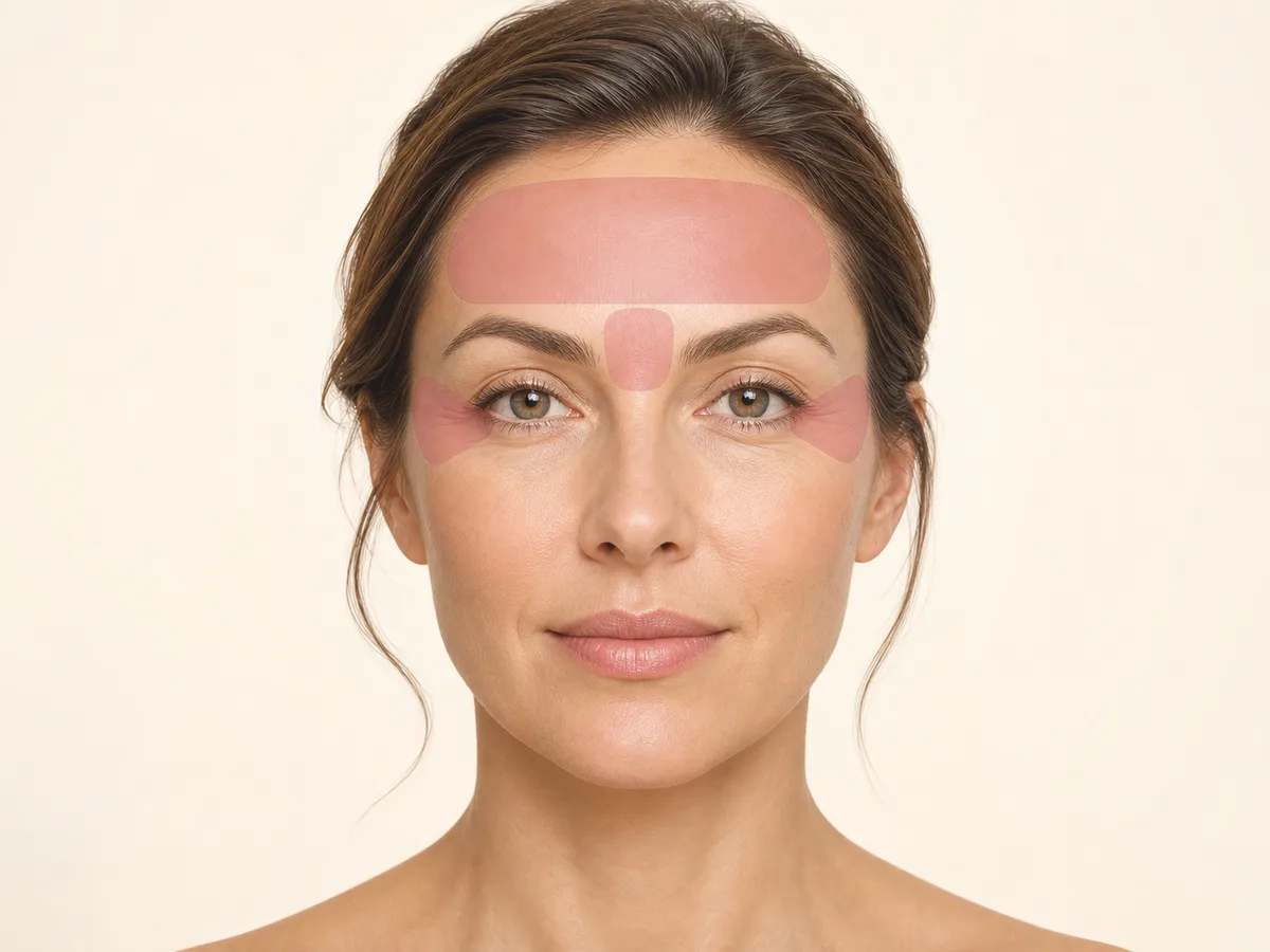 Schema Botox 3 zone: frunte, glabella si ridurile din jurul ochilor